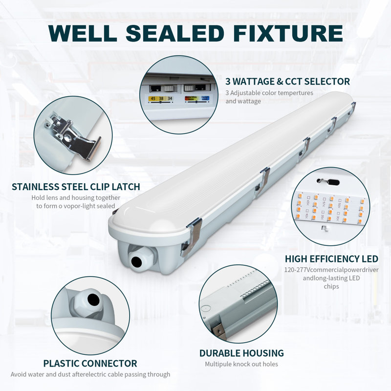 Sealed led shop lights outlet